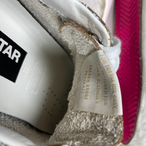 Golden Goose Superstar Bicolor Glitter Low Top Sneakers - Picture 14 of 16